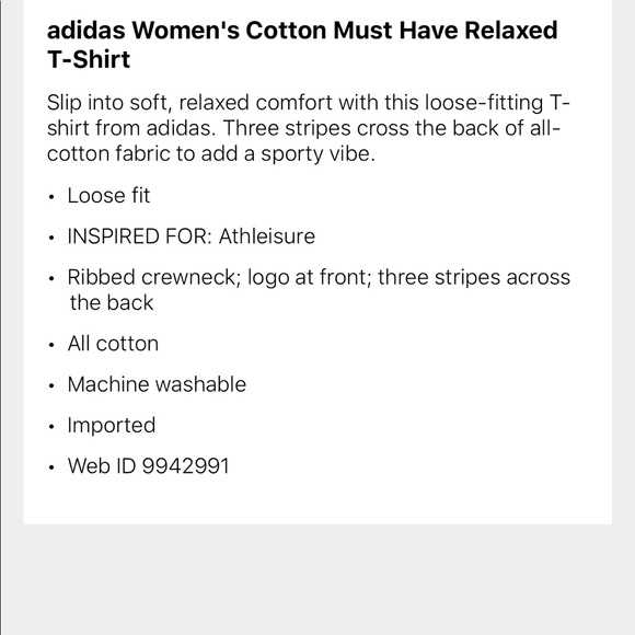 Adidas Black Three Striped Cropped T-Shirt. NEW M - Picture 6 of 6